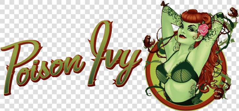 Bombshells Poison Ivy Logo   Comic Poison Ivy Logo  HD Png DownloadTransparent PNG