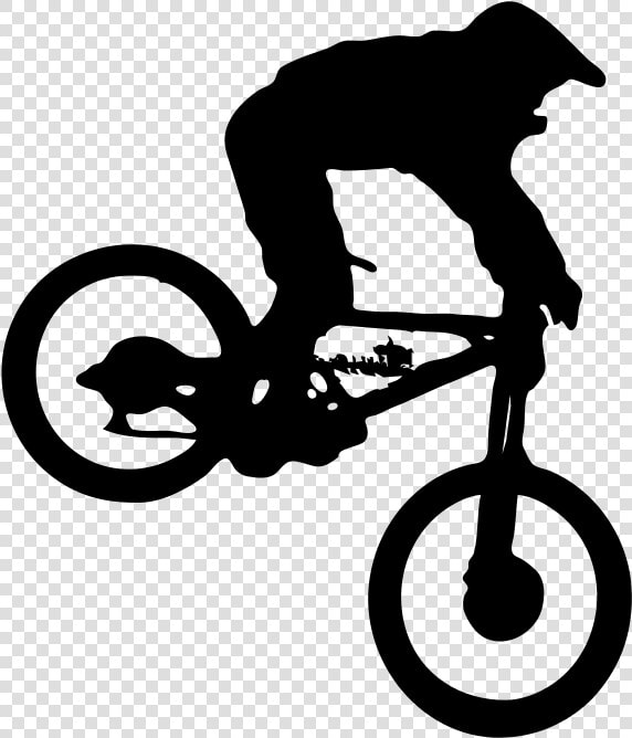 Transparent Biker Silhouette Png   Downhill Png  Png DownloadTransparent PNG