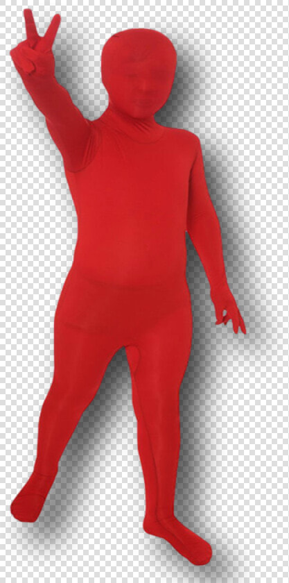 Skinny s Red Costume   Standing  HD Png DownloadTransparent PNG