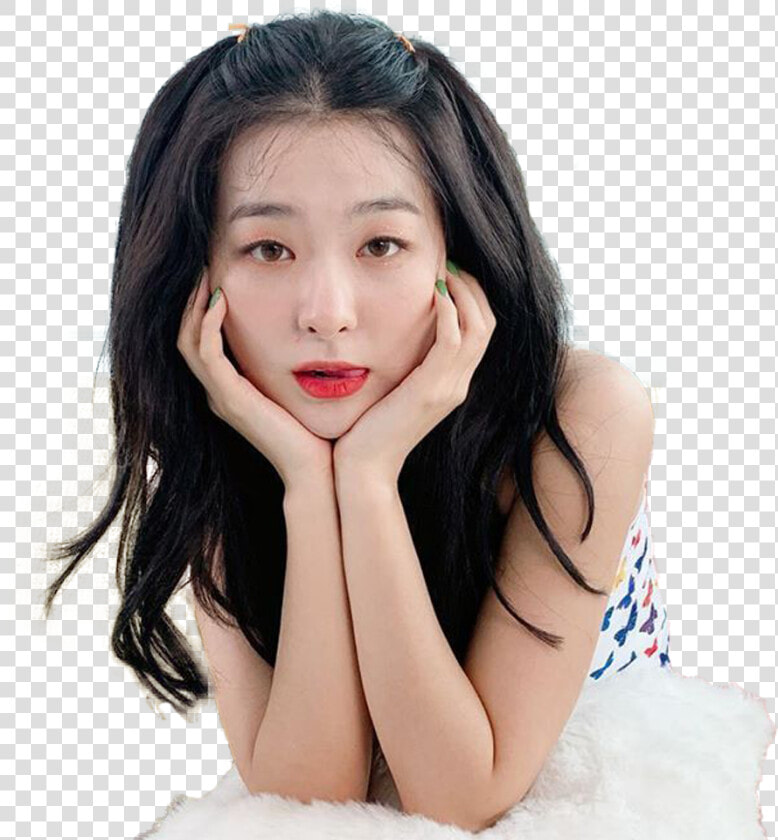 Sticker Kikoojap Kpop Red Velvet Seulgi Coussin Ecoute   Cute Seulgi Red Velvet  HD Png DownloadTransparent PNG