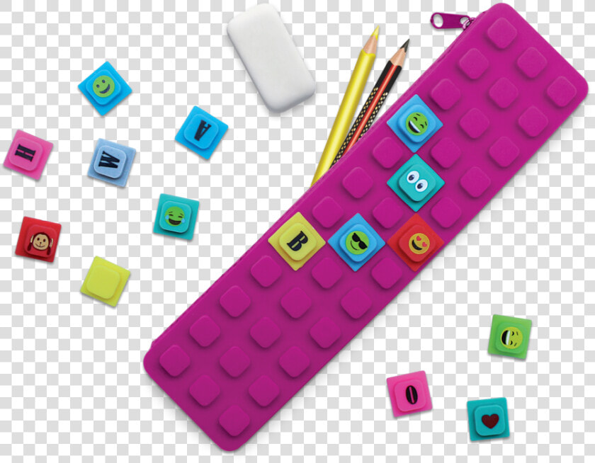 Waff Kase Pencil Case With Cubes  HD Png DownloadTransparent PNG