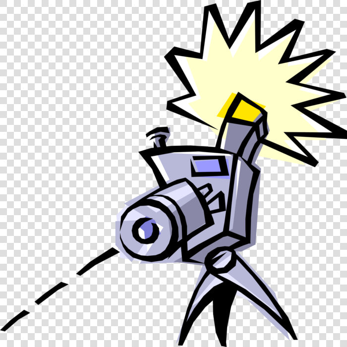 Vector Illustration Of Photography Digital Slr 35mm   Cartoon  HD Png DownloadTransparent PNG