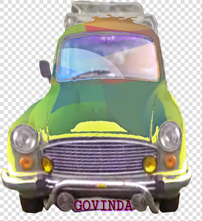  car  timetravel  rainbows  cemooreart  freetoedit   Hindustan Ambassador  HD Png DownloadTransparent PNG