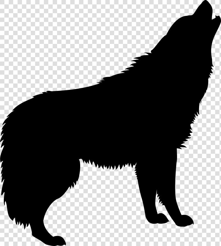 Howling Wolf Silhouette Transparent png   Wolf Howling Silhouette Png  Png DownloadTransparent PNG