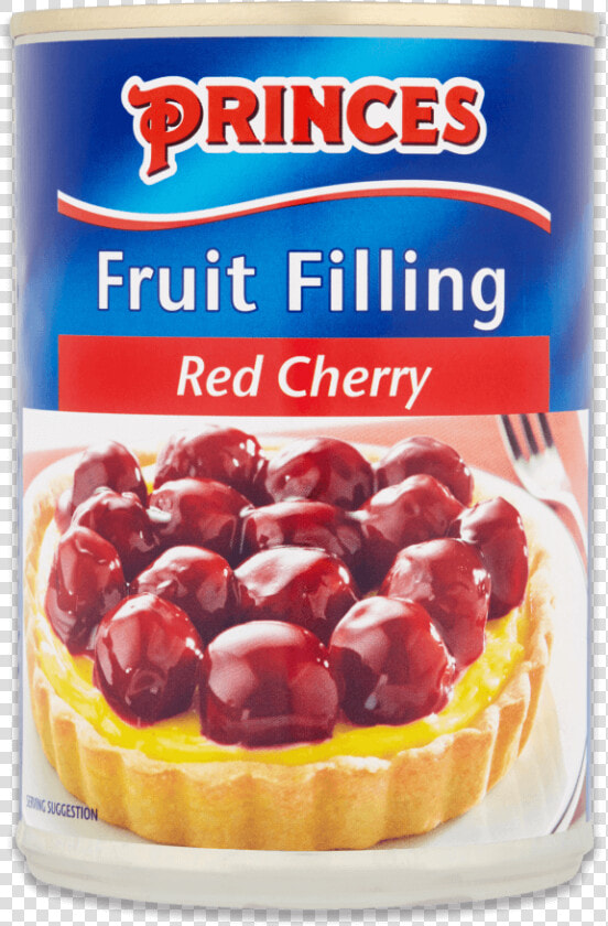 Red Cherry Fruit Filling   Princes Fruit Filling Red Cherry 410g  HD Png DownloadTransparent PNG