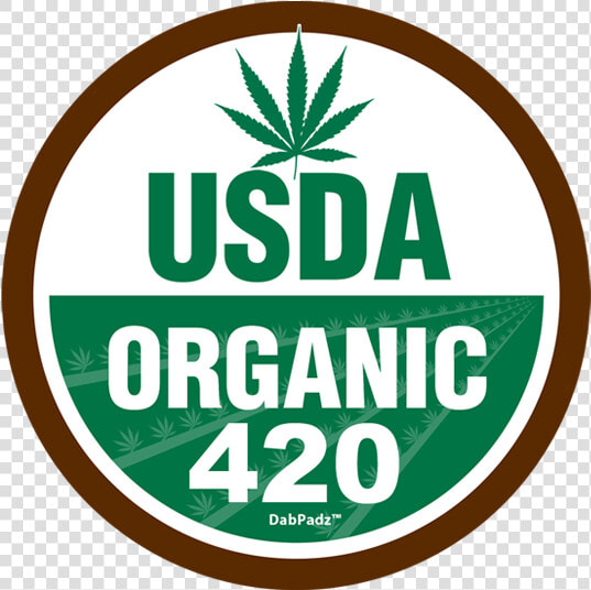 Usda Organic 420 Dab Pad   Circle  HD Png DownloadTransparent PNG