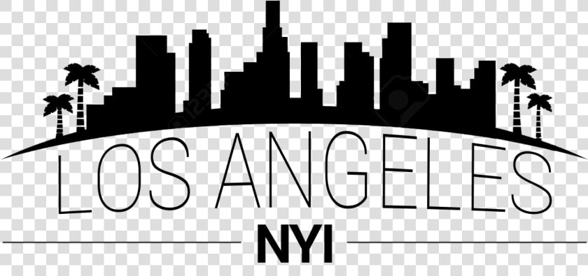 Transparent Los Angeles Silhouette Png   Silhouette Los Angeles Skyline  Png DownloadTransparent PNG