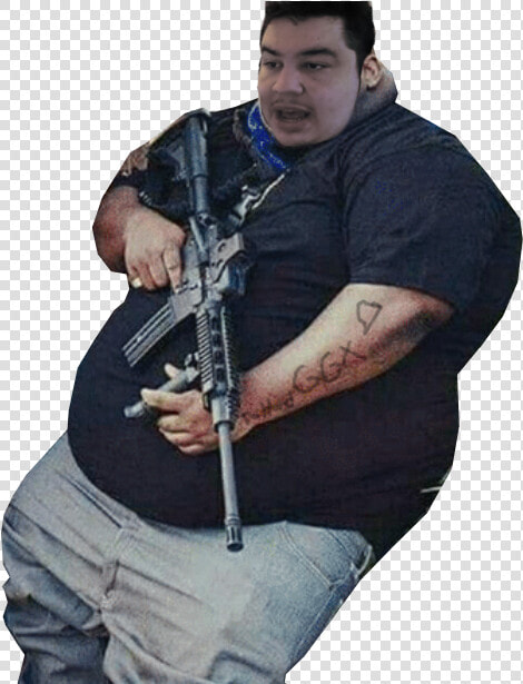 Big Nigga With A Gun  HD Png DownloadTransparent PNG