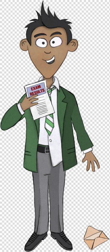 College Leaver With Certificate Cartoon On Transparent  HD Png DownloadTransparent PNG