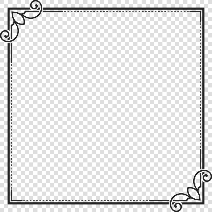 Clipart Ornamental Art Frame   Png Line Frames  Transparent PngTransparent PNG