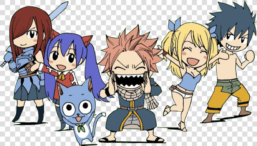 Fairy Tail Chibis 2 Render By Shutsujin d6sd33x   Fairy Tail Chibi Characters  HD Png DownloadTransparent PNG