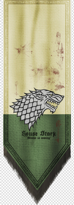 House Stark Banner By Andy butnariu   House Stark Banner Png  Transparent PngTransparent PNG