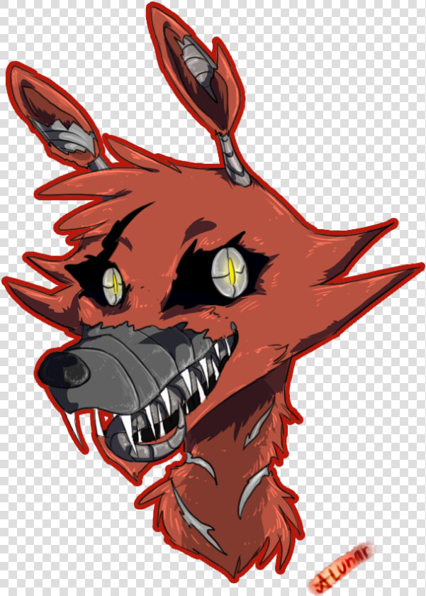 Nightmare Foxy Clipart Cute   Fnaf Nightmare Foxy Drawing  HD Png DownloadTransparent PNG