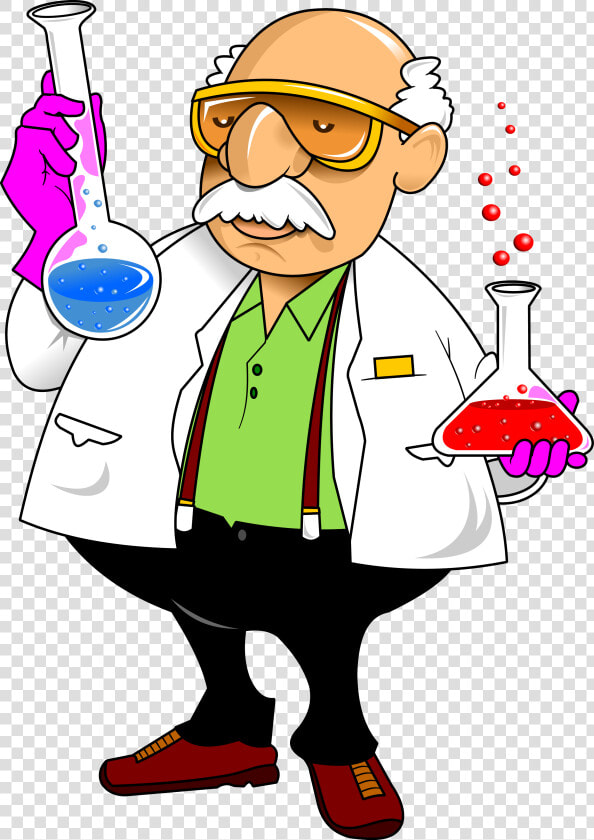 Laboratory Cartoon Science Experiment Transprent Png   Chemistry Teacher  Transparent PngTransparent PNG