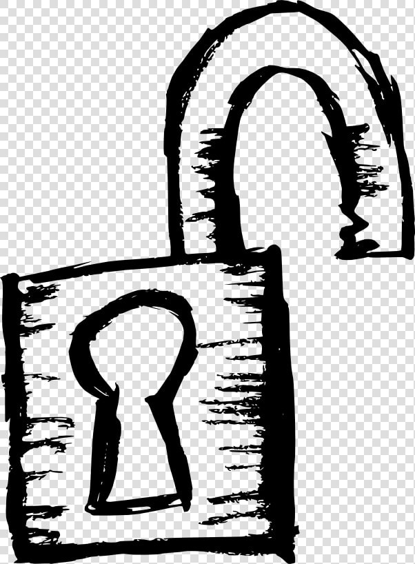 Drawing Lock Clip Art   Padlock Drawing Png  Transparent PngTransparent PNG