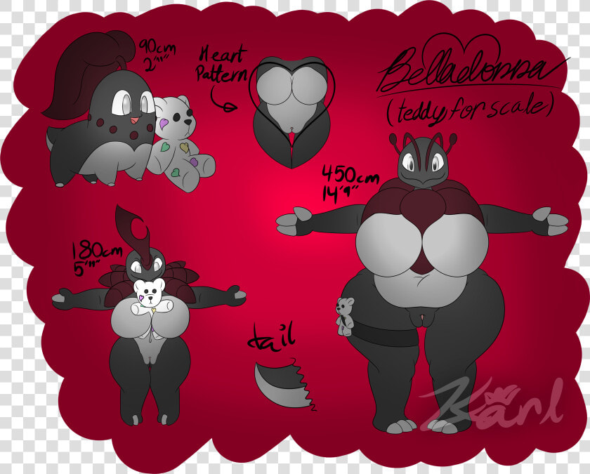 Belladonna Ref Sheet   Cartoon  HD Png DownloadTransparent PNG