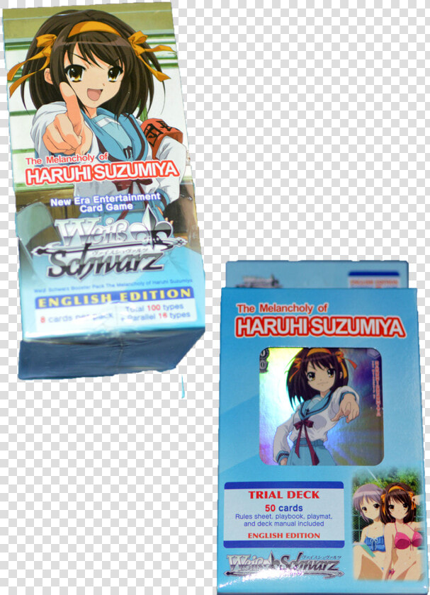 Image Of Weiss Schwarz English Haruhi Booster Box And or   Girl  HD Png DownloadTransparent PNG