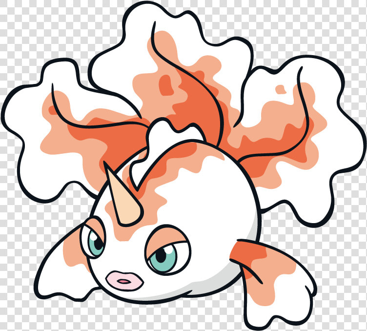 Goldeen Pokemon Character Vector Art   Goldeen Png  Transparent PngTransparent PNG