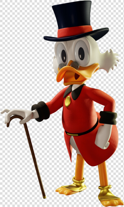 Cartoon action Figure toy decorative Nutcracker animated   Scrooge Mcduck 3d Model  HD Png DownloadTransparent PNG