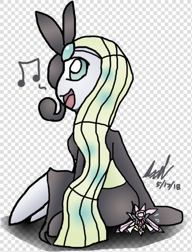 Meloetta Buttcrushes Tiny Diancie  HD Png DownloadTransparent PNG