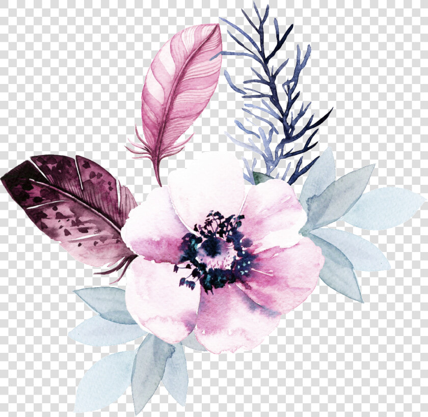 Hand Painted Colorful Cartoon Watercolor Beautiful   Common Peony  HD Png DownloadTransparent PNG