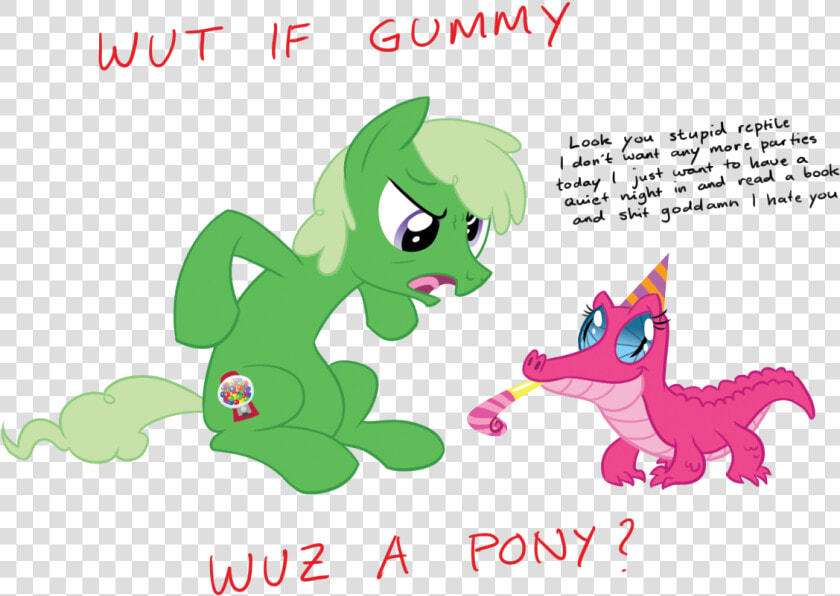 Wut If Gummy Look You Stupid Repie L Don T Want Any   Pinkie Pie And Gummy Human  HD Png DownloadTransparent PNG