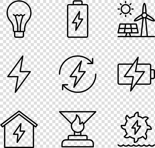 Energy   Renewable Energy Icons  HD Png DownloadTransparent PNG