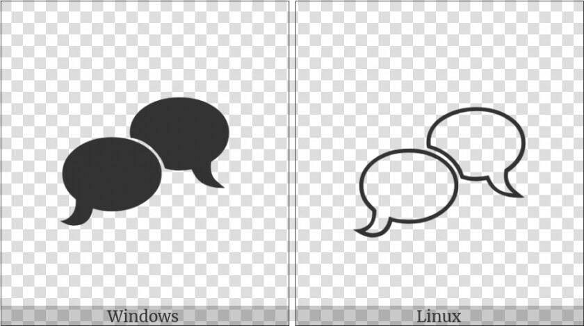 Left Thought Bubble On Various Operating Systems   Illustration  HD Png DownloadTransparent PNG