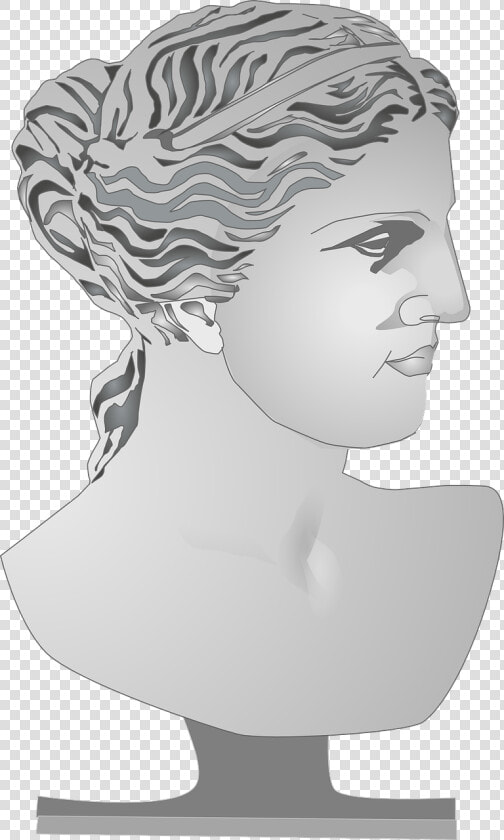 Greek Goddess Bust   Roman Goddess Statue Clipart  HD Png DownloadTransparent PNG