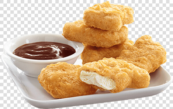 Mcnuggets® 6 Pieces   Chicken Nuggets With Barbecue Sauce  HD Png DownloadTransparent PNG