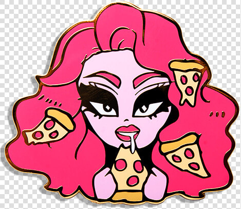 Pizza Pin   Kimchi Drag Queen Pins  HD Png DownloadTransparent PNG