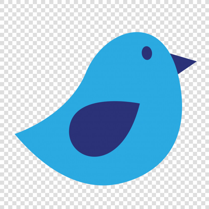 Cute Bird Vector Png Clipart   Png Download   Easy Blue Bird Drawing  Transparent PngTransparent PNG