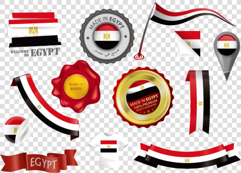 Free Png Download Egyptian Flag And National Emblem   Waving Egyptian Flag Png  Transparent PngTransparent PNG