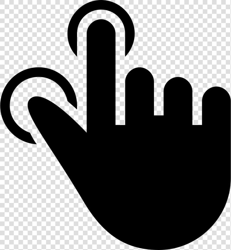 Forefinger And Thumb Finger Tap Gesture   Indice Icono  HD Png DownloadTransparent PNG