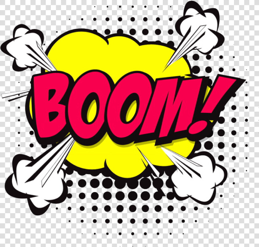  comic  cartoon  boom  freetoedit   Transparent Pop Art Png  Png DownloadTransparent PNG