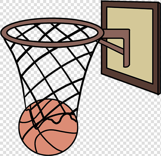 How To Draw Basketball Hoop   Draw A Basketball Hoop  HD Png DownloadTransparent PNG