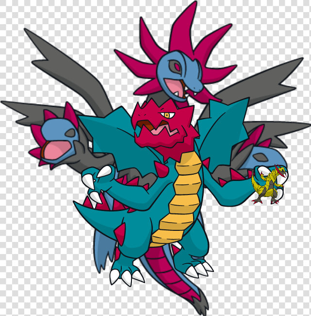 Transparent Haxorus Png   Pokemon Hydreigon Shiny  Png DownloadTransparent PNG