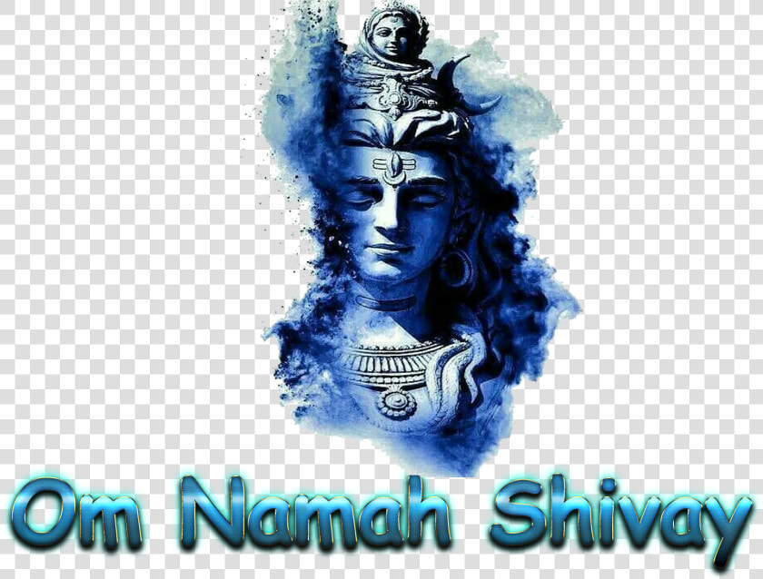 Om Namah Shivay   Lord Shiva Oil Painting  HD Png DownloadTransparent PNG