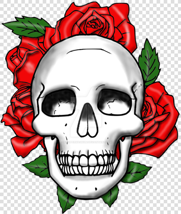 Skulls And Roses Clipart  HD Png DownloadTransparent PNG