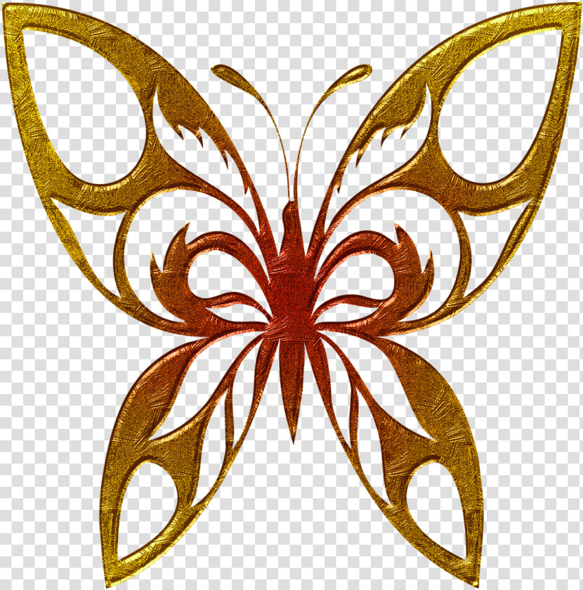 Butterfly  Abstract  Gold Embossed  Beautiful  Png   Butterfly Silhouette Svg Png  Transparent PngTransparent PNG