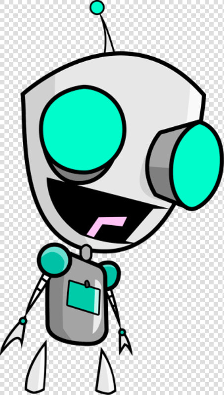 Gir Looking Happy plu230   Invader Zim Gir Robot  HD Png DownloadTransparent PNG