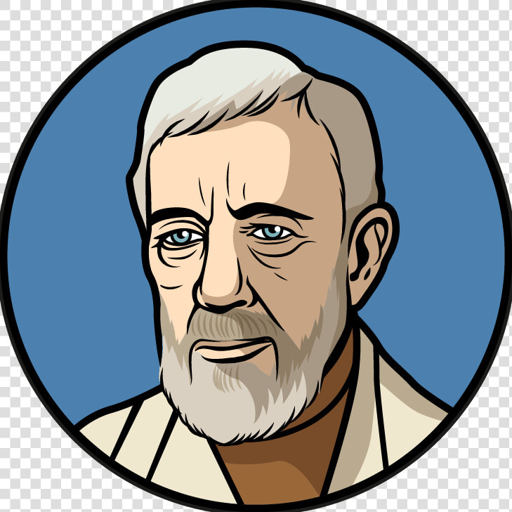 Draw Obi Wan Kenobi Face Easy  HD Png DownloadTransparent PNG