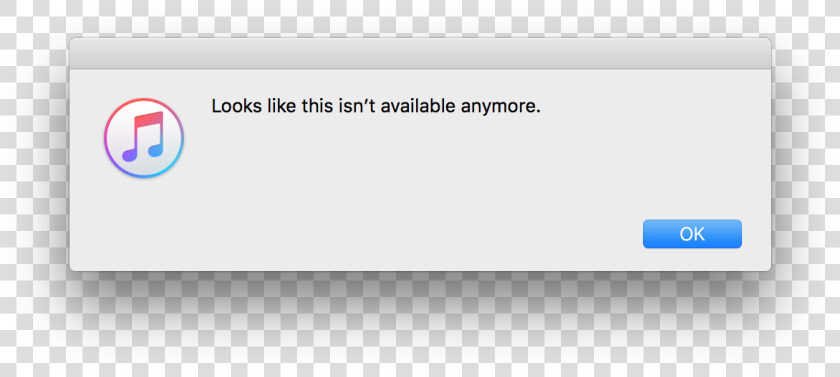 Apple Music No Longer Available   Itunes  HD Png DownloadTransparent PNG