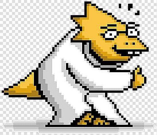 Undertale Alphys Sprite  HD Png DownloadTransparent PNG