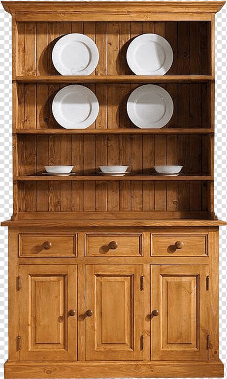 Pine Dresser Transparent Image Furniture   Hutch  HD Png DownloadTransparent PNG