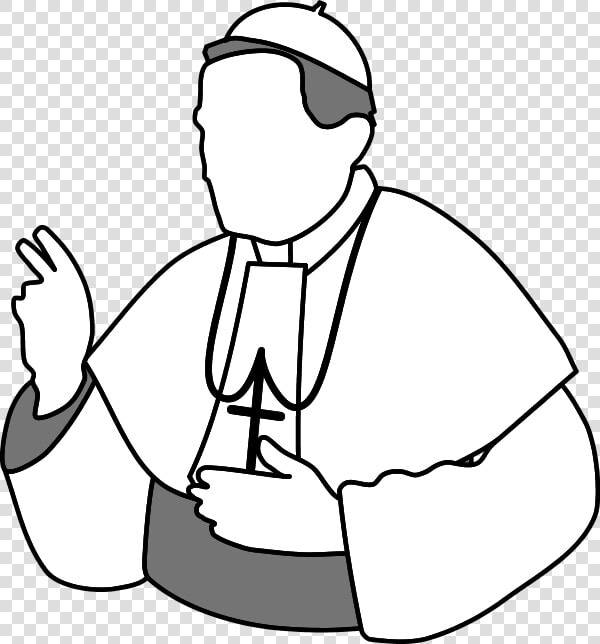 Pope Svg Clip Arts   Pope Clip Art  HD Png DownloadTransparent PNG