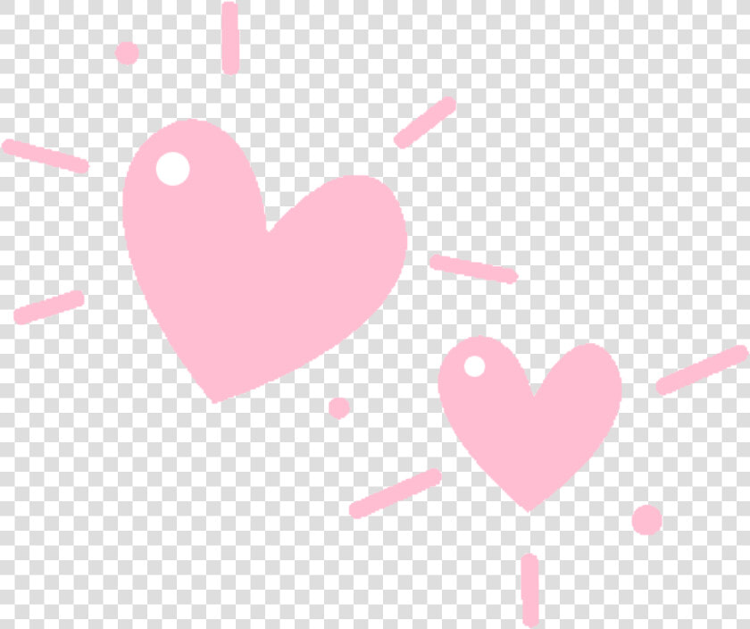 Cute Heartstickers Stickers Freetoedit   Kawaii Cute Heart Transparent  HD Png DownloadTransparent PNG