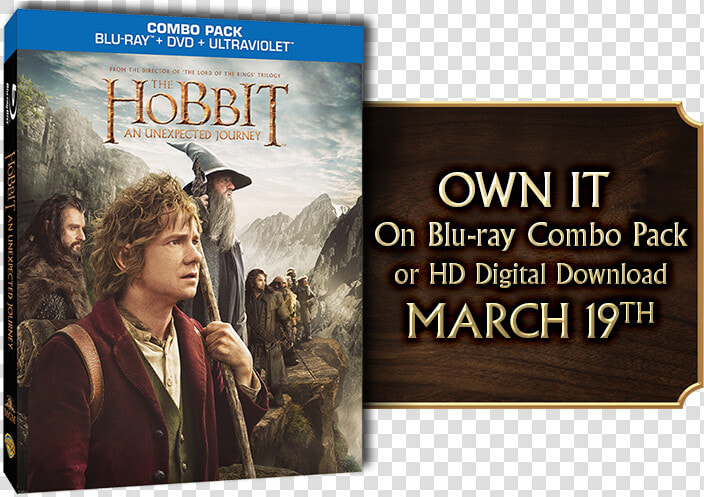 Hobbit An Unexpected Journey Blu Ray  HD Png DownloadTransparent PNG