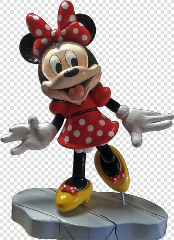 Red Minnie Mouse   Figurine  HD Png DownloadTransparent PNG