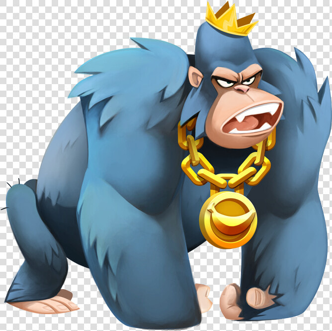 04 Character Gorilla Gb Thumbnail   Go Bananas Slot Netent  HD Png DownloadTransparent PNG